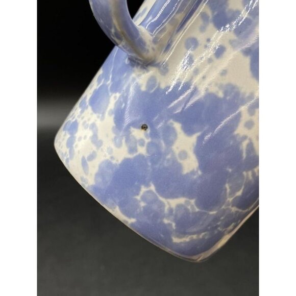 Vermont Bennington Potters Morning Glory Baby Blue Coffee 4” Mug - Picture 7 of 7